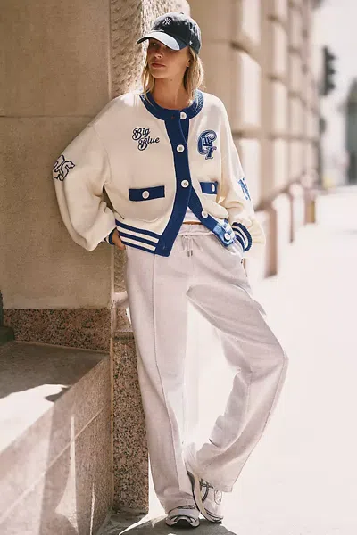 The Wild Collective Nfl Cardigan In White