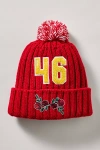 The Wild Collective Sporty Floral Beanie In Red
