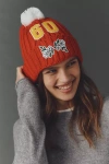 The Wild Collective Sporty Floral Beanie In Brown