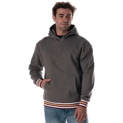 The Wild Collective Unisex  Charcoal Cleveland Cavaliers Custom Rib Tonal Premium Hoodie In Gray