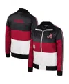 The Wild Collective Crimson Alabama Crimson Tide Color-block Puffer Full-zip Jacket In Crimson