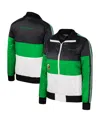 The Wild Collective Green Oregon Ducks Color-block Puffer Full-zip Jacket In Green