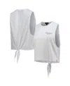 The Wild Collective White Inter Miami Cf Twist Back Tank Top In White