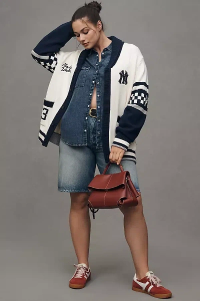The Wild Collective X Anthro Cotton Mlb Cardigan Sweater