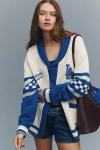 The Wild Collective X Anthro Cotton Mlb Cardigan Sweater