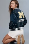 The Wild Collective X Anthropologie Bomber Jacket In Blue
