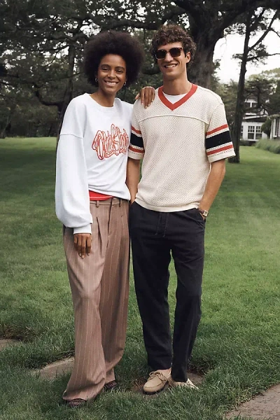 The Wild Collective X Anthropologie Cotton Sweatshirt In Red