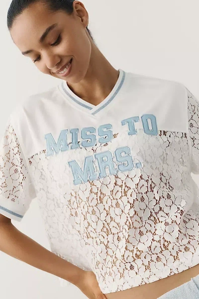 The Wild Collective X Anthropologie Found The One Jersey Top In White
