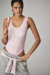 The Wild Collective X Anthropologie Graphic Bodysuit In Pink