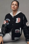 The Wild Collective X Anthropologie Mlb Letterman Jacket
