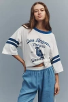 The Wild Collective X Anthropologie Mlb Oversized Graphic Tee In White