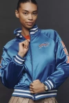 The Wild Collective X Anthropologie Nfl Bomber Jacket In Blue