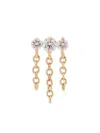 The Wild Jwls 14k Yellow Gold Cha Diamond Earring In Gold