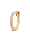 The Wild Jwls 14k Yellow Gold Diamond Hoop Earring In Gold
