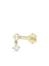 The Wild Jwls 14k Yellow Gold June Diamond Earring In Gold