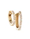The Wild Jwls 14k Yellow Gold Marie Diamond Earring In Gold