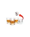 The Wine Savant Baseball Whiskey Glasses, Set Of 4 In Clear
