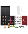 The Wine Savant Red Wine Aroma Kit, Set Of 15 In Red