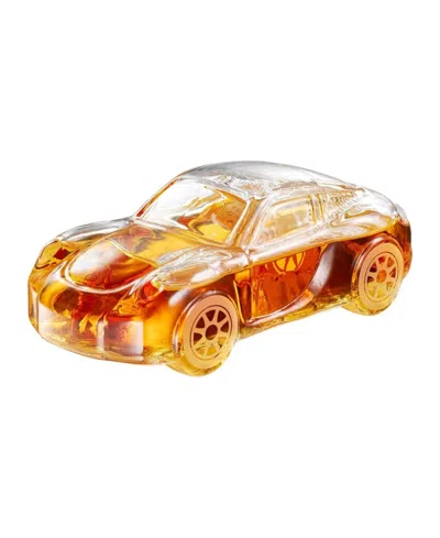 The Wine Savant Sports Car 8.5 Oz. Glass Whiskey Decanter In Transparent