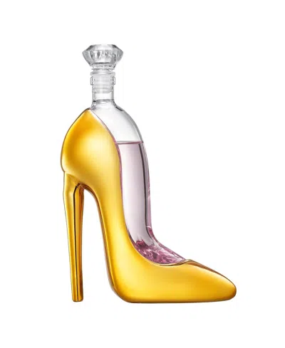 The Wine Savant Stiletto 25 Oz. Wine Decanter In Gold