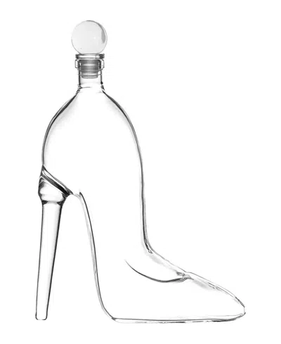 The Wine Savant Stiletto High Heel Decanter 400 ml In Clear