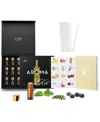 The Wine Savant White Wine Aroma Kit, Set Of 15 In Black