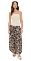 The Wolf Gang Alyss Maxi Dress Coco Shell In Coco Shell