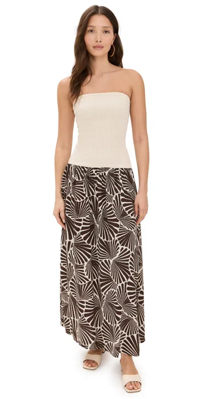 The Wolf Gang Alyss Maxi Dress Coco Shell