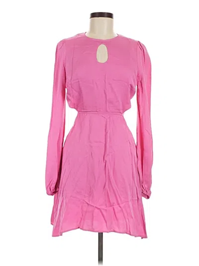 Pre-owned The Wolf Gang Casual Dress In Pink