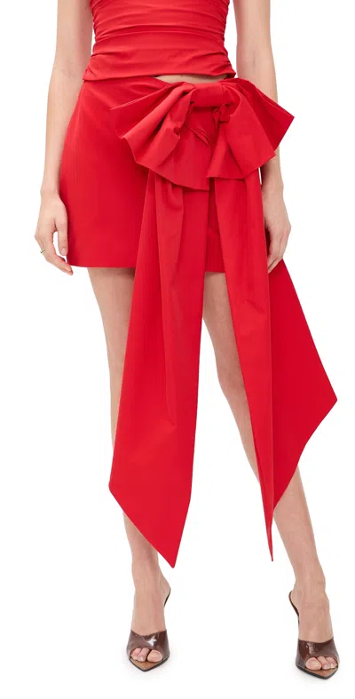 The Wolf Gang Cherry Luella Skirt Cherry In Red