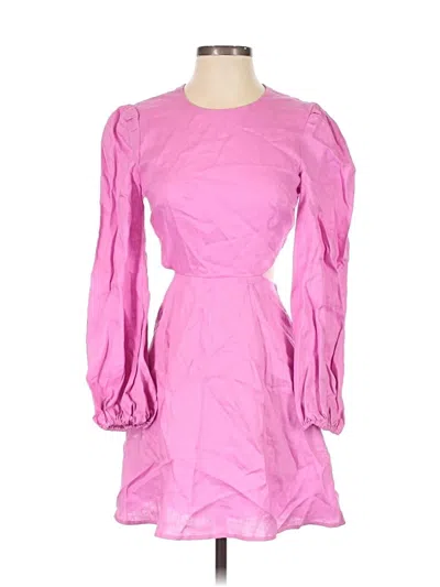 Pre-owned The Wolf Gang Cocktail Dress In Pink