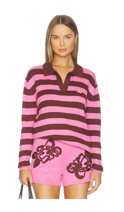 The Wolf Gang Keiko Polo In Pink