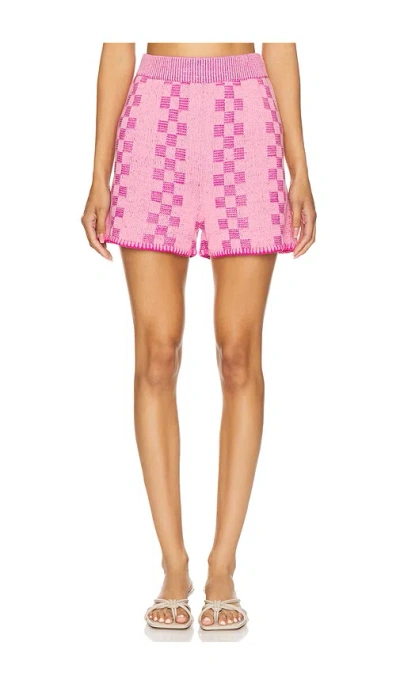 The Wolf Gang Kumi Short In Candy Check