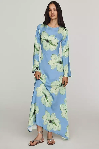 The Wolf Gang Leona Dress In Blue