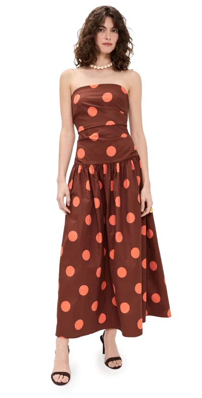 The Wolf Gang Luella Maxi Dress Jaffa Spot