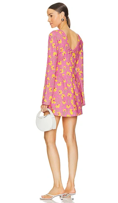 The Wolf Gang Marli Mini Dress In Candy Floral