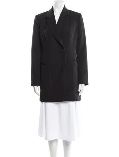 Pre-owned The Wolf Gang Peacoat In Gray