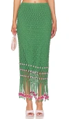 THE WOLF GANG REIS MACRAME SKIRT