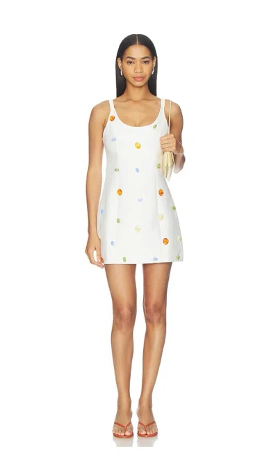 The Wolf Gang Romy Mini Dress In White