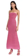 THE WOLF GANG SUNMOR KNIT MAXI DRESS CANDY