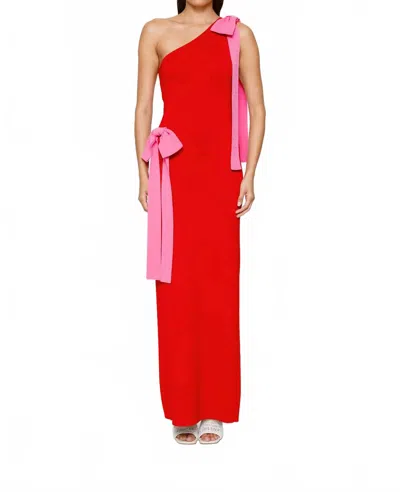The Wolf Gang Tacha Dress In Red
