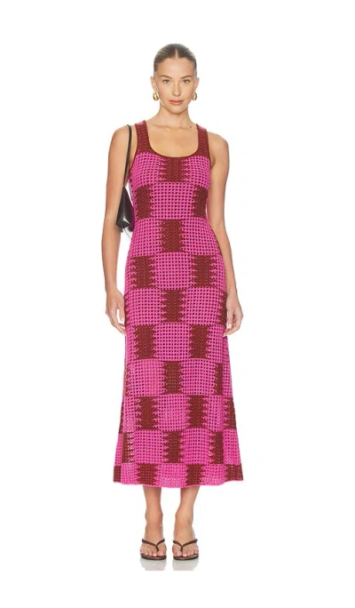 The Wolf Gang Thera Maxi Dress In Purple