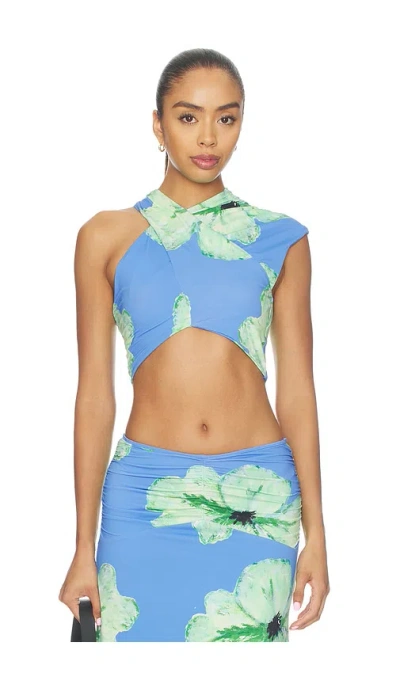The Wolf Gang Veda Top In Blue