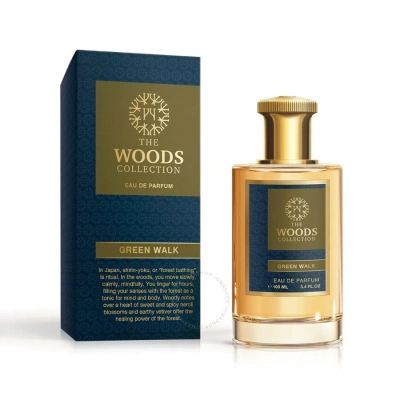 The Woods Collection Unisex Green Walk Edp 3.4 oz Fragrances 3760294350539 In Green / Pink