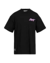 The Workshop Berlin Man T-shirt Black Size Xl Cotton In Black