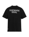 The Workshop Berlin Man T-shirt Black Size Xl Cotton In Black
