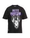 The Workshop Berlin Man T-shirt Black Size Xxl Cotton In Black