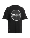The Workshop Berlin Man T-shirt Black Size Xxl Cotton In Black