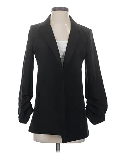 Pre-owned The Workshop Blazer Jacket In Black
