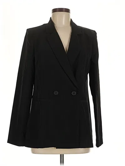 Pre-owned The Workshop Blazer Jacket In Black